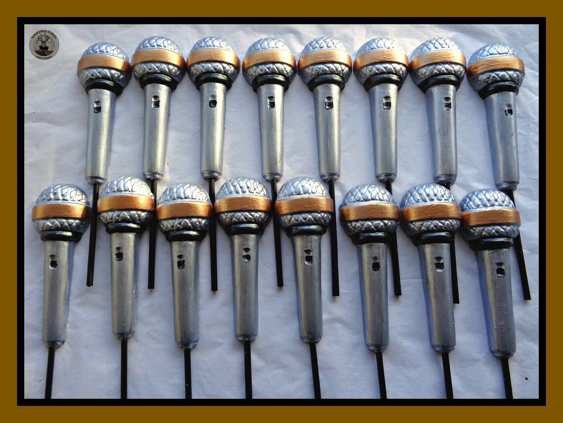 Microphone Chocolate Lollipops/chocolate Etsy