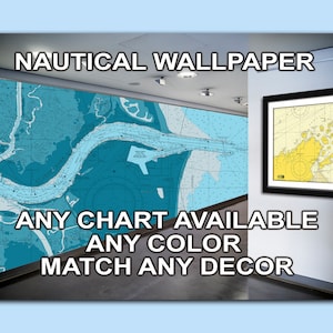 Nautical Chart Wallpaper - Nautical Map Wallpaper