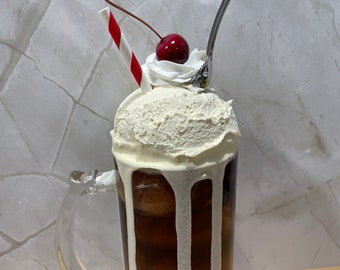 Faux Root Beer Float, Fake Ice Cream, Faux Root Beer, Photo Prop