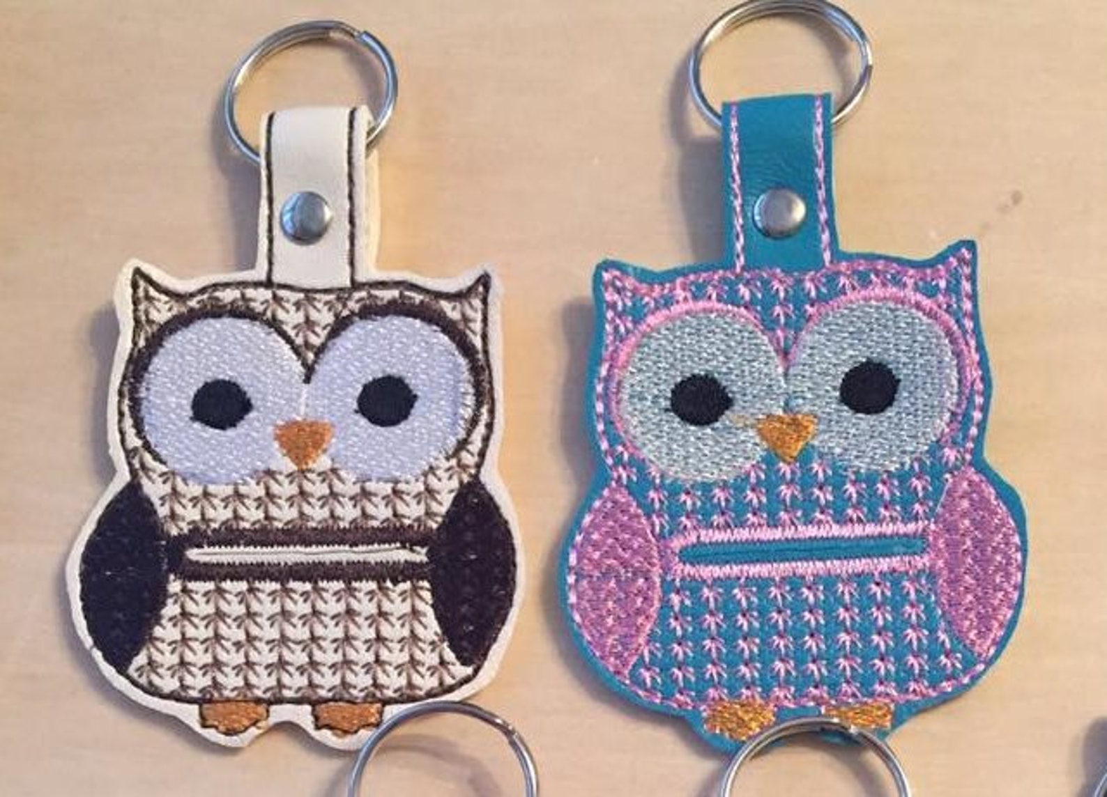 3 ITH Key Fob Embroidery Design Key Fob With Quarter Holder Etsy