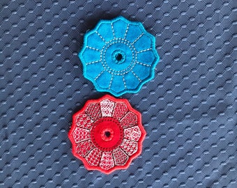 Spool Pin Cover Embroidery Design - ITH Spool Pin cover - Spoolie Embroidery Design - Feltie embroidery design
