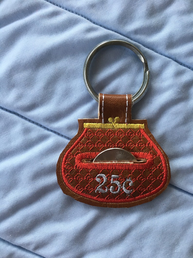 ITH Purse Key Fob Embroidery Design Purse Key Fob With Etsy Ireland