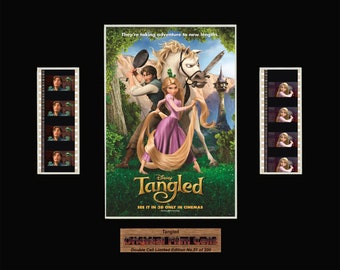 Tangled - Disney - Unframed double film cell picture