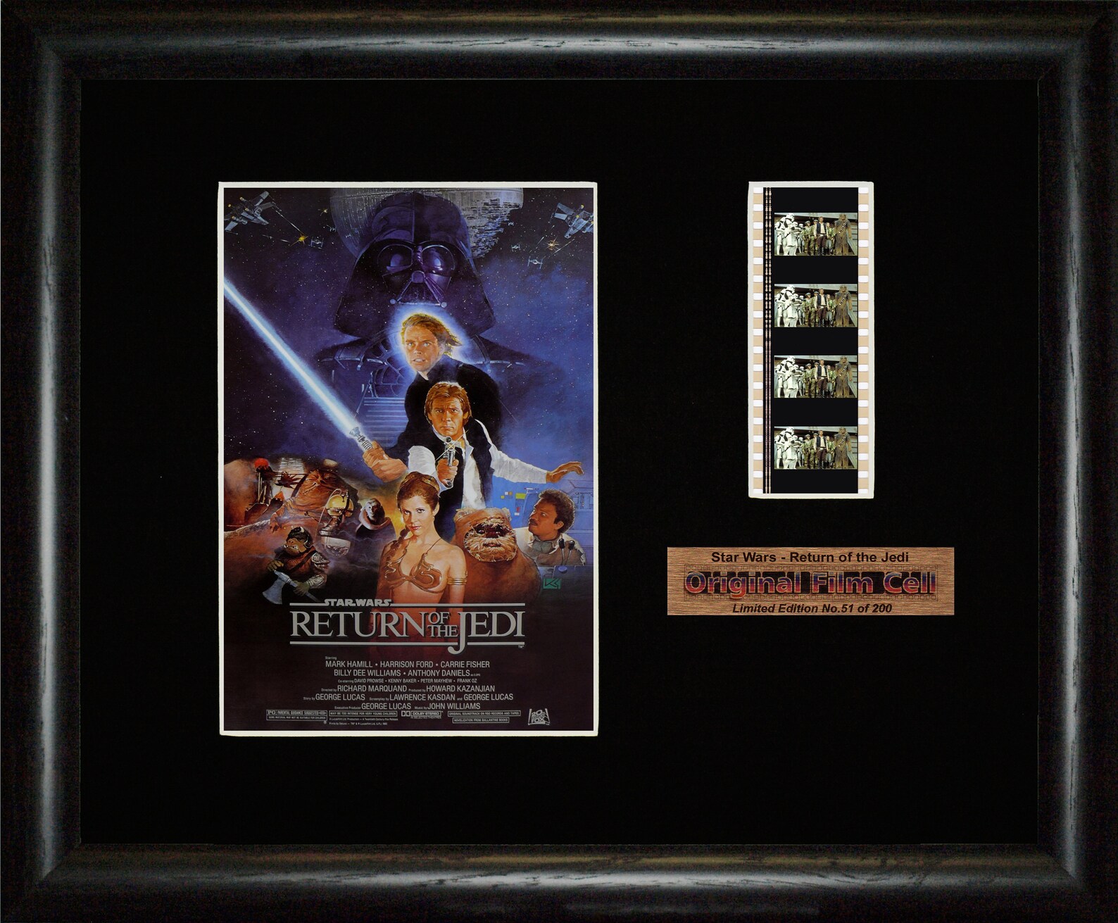 return of the jedi film cell