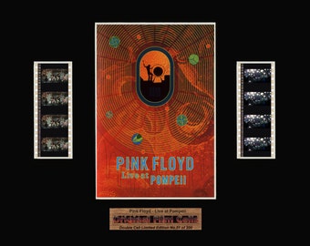 Pink Floyd - Live at Pompeii - Unframed double film cell picture