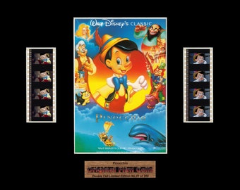 Pinocchio  - Disney - Unframed double film cell picture