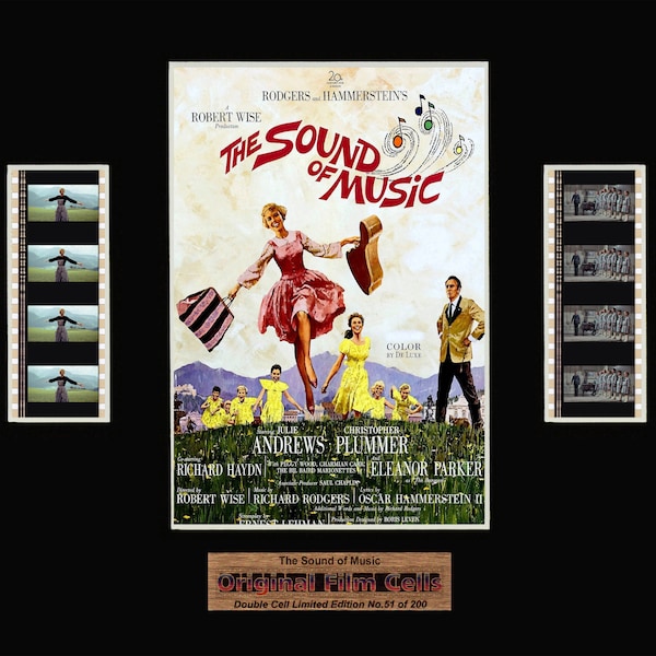 The Sound of Music (1965) - Unframed double film cell picture