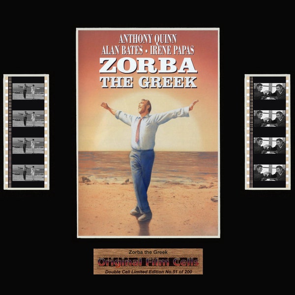 Zorba the Greek (1964) - Unframed double film cell picture