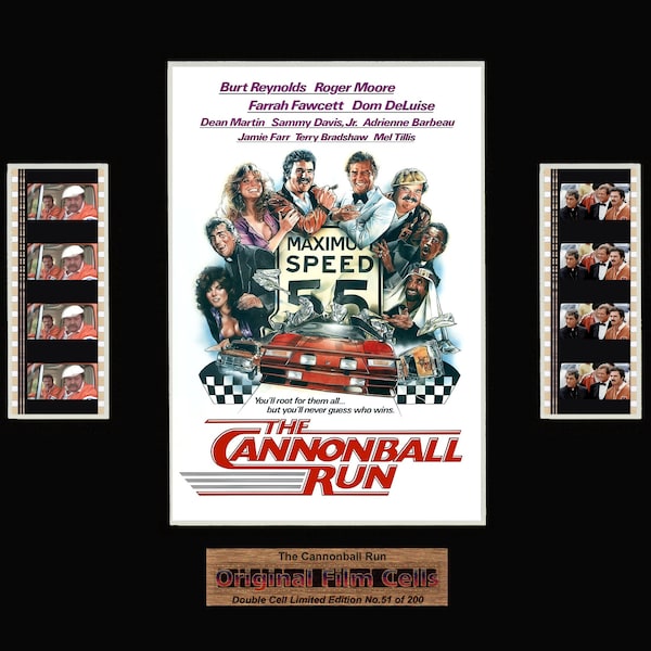 The Cannonball Run - Image de cellule à double film non encadrée