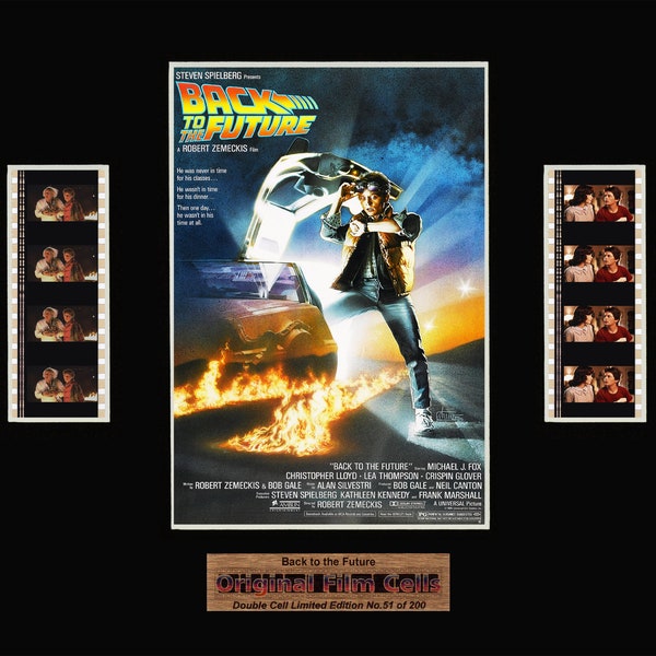 Back to the Future - Unframed double film cell picture