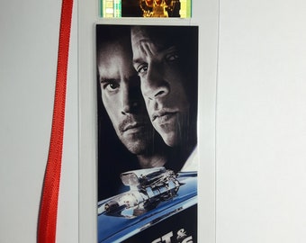 FAST & FURIOUS  Movie Film Cell Bookmark …