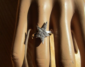 Vintage silver Thierry Mugler ring * bague