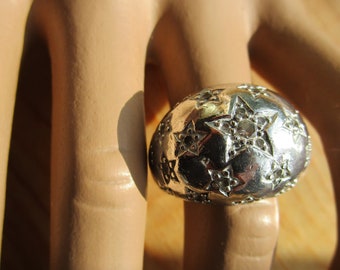 Vintage silver ring * bague en argent * zilveren ring.