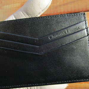 Vintage etui na karty Christian Lacroix * pashouder * porte Cartes * pashouder