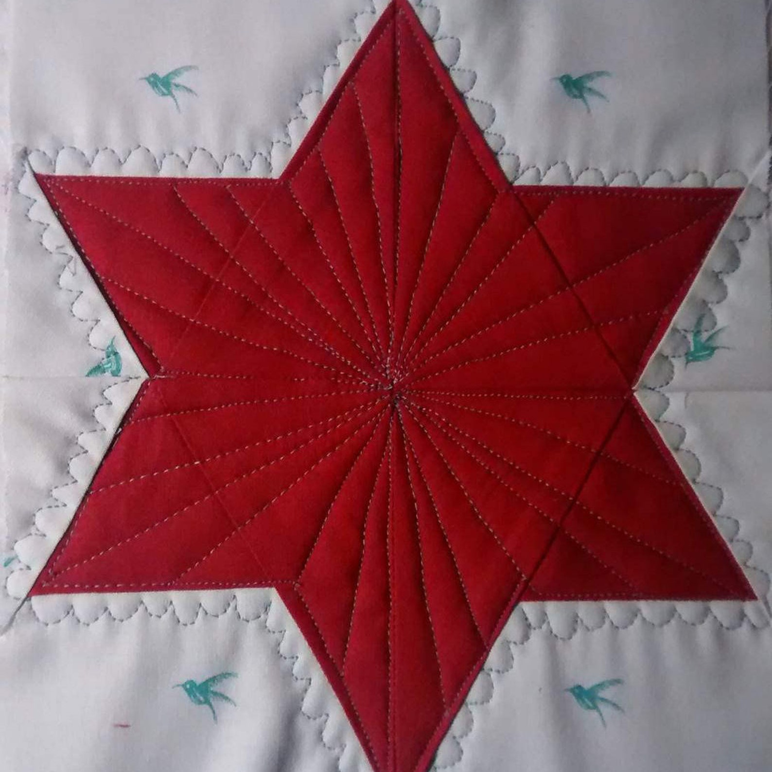 Star Quilt Block Pattern SoCalSew star of david scrap Etsy