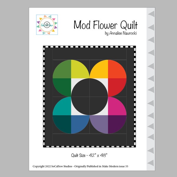 Mid Century Quilt Pattern Etsy