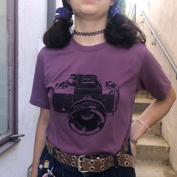 SLR 35mm Film Camera Screen Printed T Shirt Men's and Women's Sizes Nikon Pentax Canon