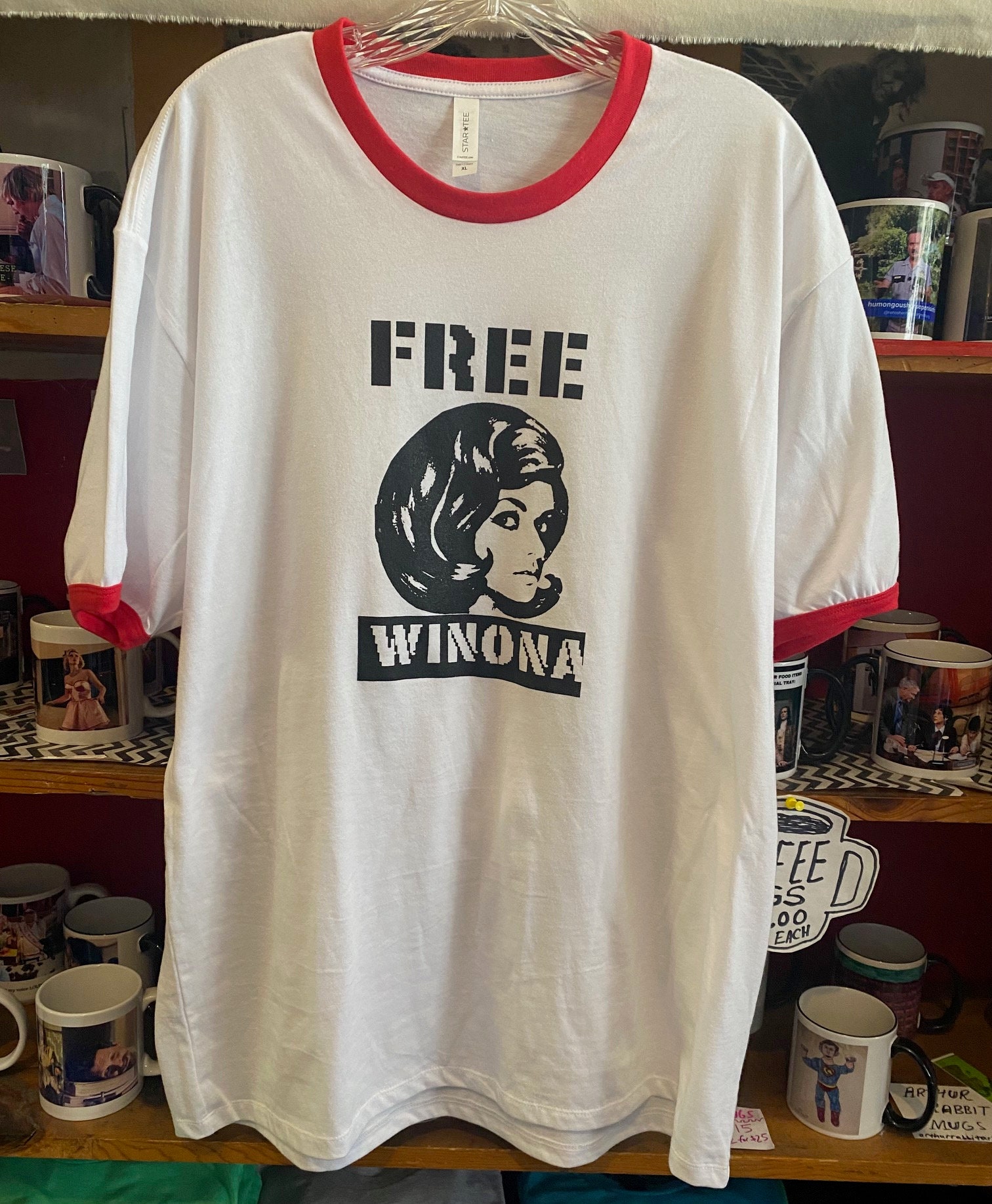 Free winona t shirt sales