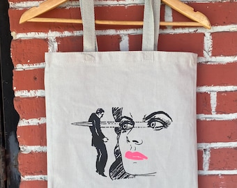 Looks That Kill Tote Bag Screen Printed