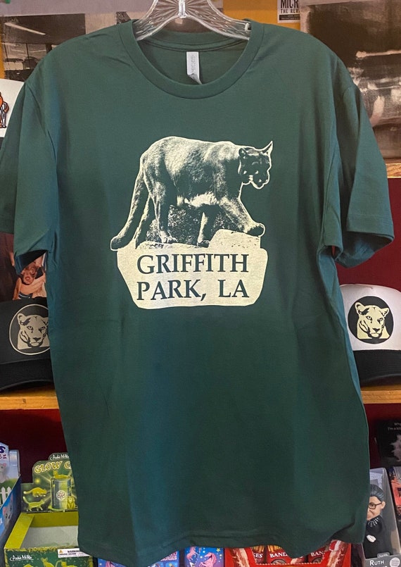 Griffith Park Mountain Lion P 22 Screen Printed T Shirt Los Angeles  California Puma Cougar Los Feliz - Etsy