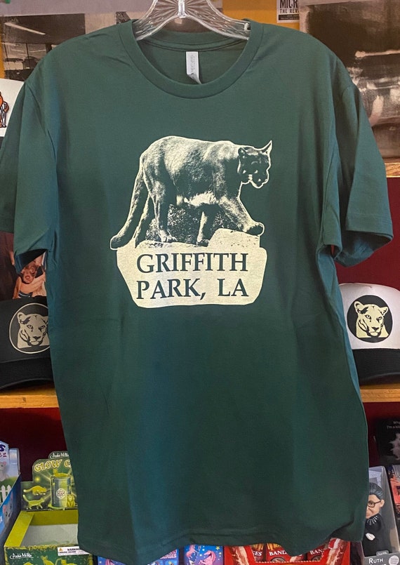 Griffith Park Mountain Lion California T Screen P Cougar Los 22 Angeles Printed Los Puma Shirt Feliz - Etsy