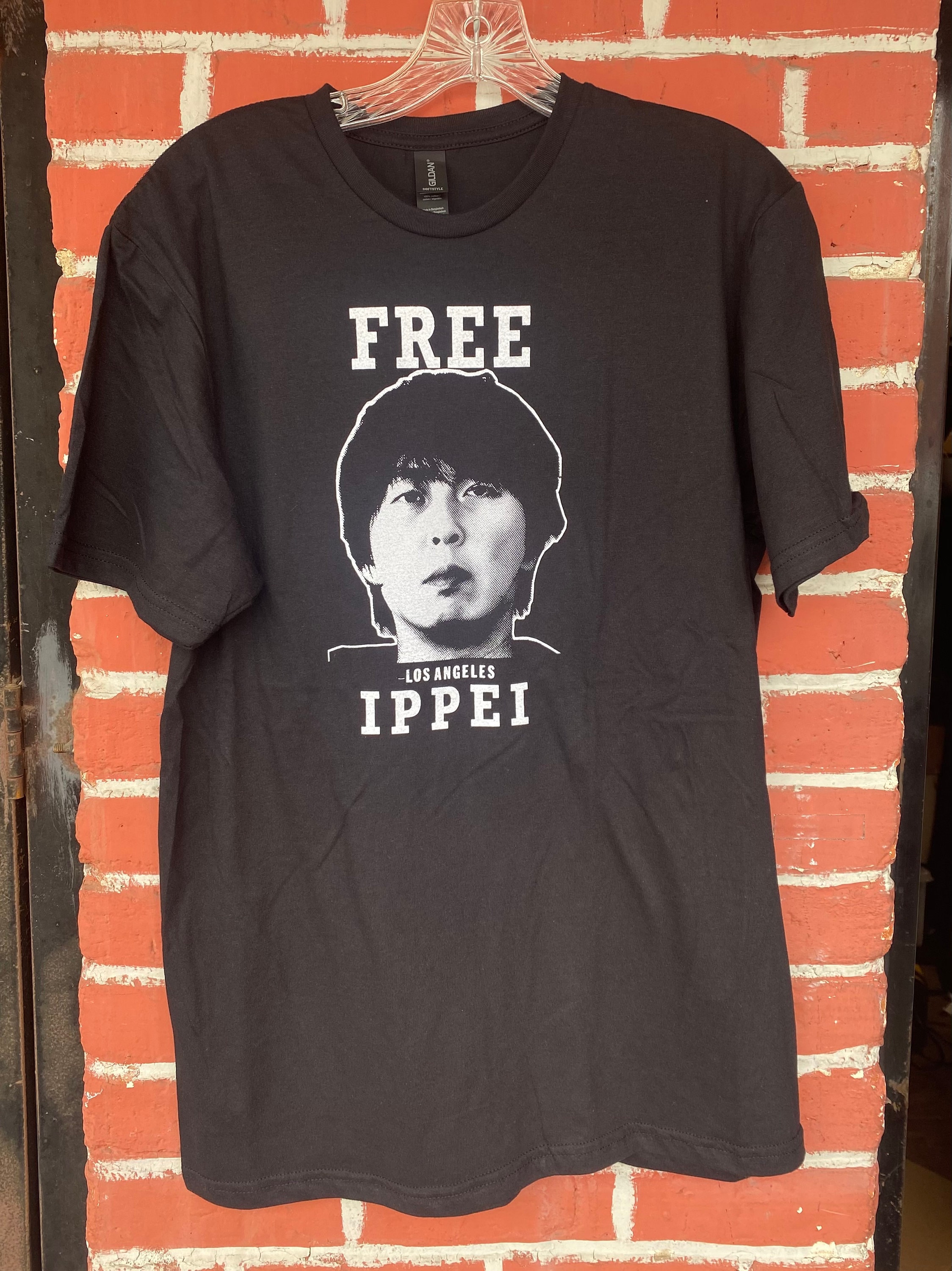 Free Ippei Mizuhara Unisex Sceen Printed Black T Shirt LA Free Ippei Mizuhara Unisex Sceen Printed Black T Shirt LA
