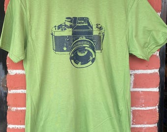 SLR Camera T-Shirt | Screen Printed Photography Tee