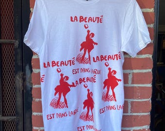 La Beaute Est Dans La Rue Weißes Test-Shirt Unisex Größe S