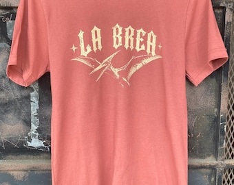 Camiseta estampada La Brea Teradactyl Tar Pits Los Ángeles West Hollywood Adams Crenshaw