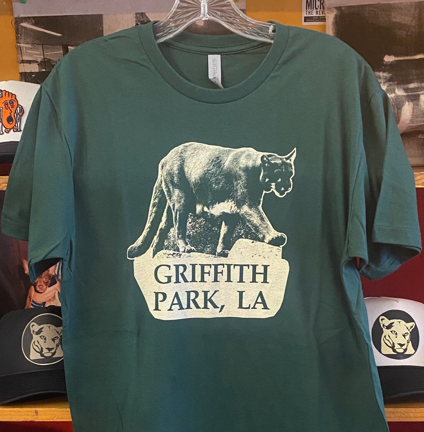Griffith Park Mountain Lion P 22 Screen Printed T Shirt Los