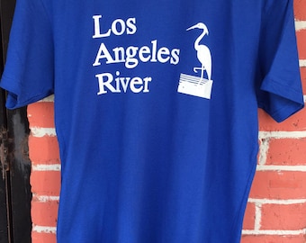 Los Angeles River Screen Printed Unisex T Shirt California LA River