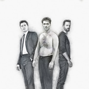 agents von schild Druck, Grant Ward Poster, Mittel von schild Poster (Marvel Druck, digitale Bleistiftskizze) Comic Buch Geschenk, Fanart