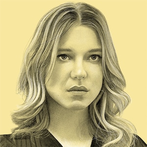 Madeleine Swann from No Time To Die - Lea Séydoux Printed Digital Sketch