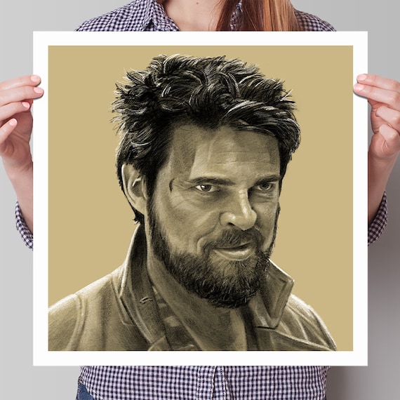 Billy Butcher - the Boys Printed Sketch - Etsy