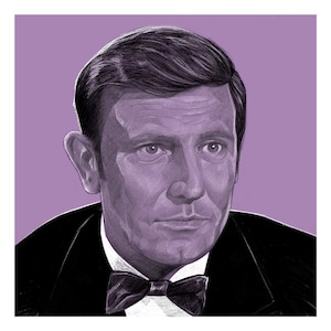 James Bond - George Lazenby Printed Sketch.