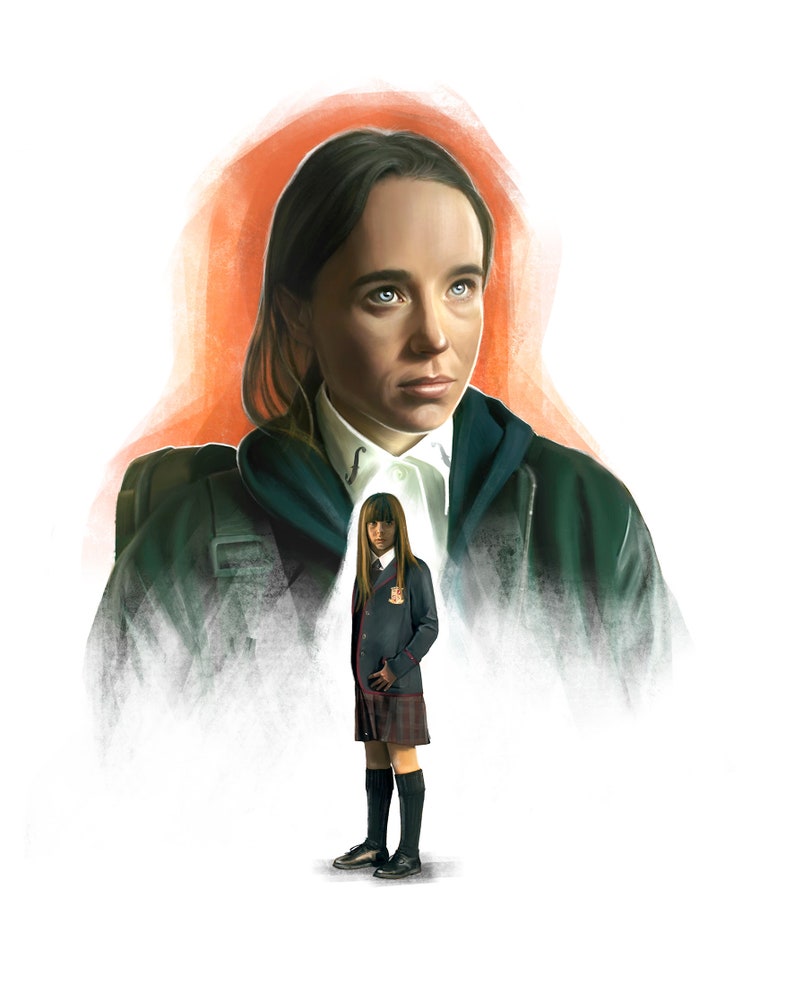 The Umbrella Academy Complete Set. Printed Digital Painting. Etsy