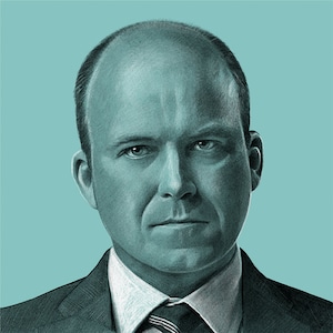 Bill Tanner from No Time To Die - Rory Kinnear Printed Digital Sketch