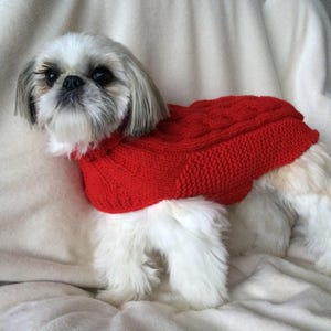 Dog sweaters for shih tzus sales