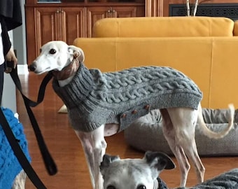Fits 30-45lbs, Large Whippet Sweater, Whippet Sweater, Whippet Coat, Sighthound Coat, Medium Dog Sweater, Medium Dog Clothes, Galgo Sweater