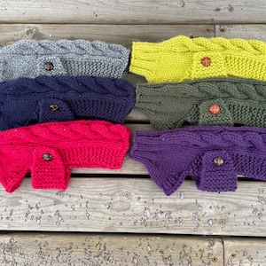 Fits 3-5lbs, Soft 100% Acrylic, XXS Dog Sweater, XXS Dog Coat, XXS Dog Clothes, chihuahua Dog Coat, Chihuahua Sweater, small dog sweat