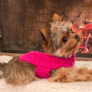 Fits 1-2lbs, XXXS Dog Sweater, Tiny dog coat, XXS Dog Coat, XXS Dog Clothes, chihuahua Dog Coat, Chihuahua Sweater, small dog sweater