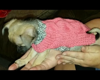 Adatto a 1-2 libbre, maglione per cani XXXS, cappotto per cani di piccola taglia, cappotto per cani XXS, vestiti per cani XXS, cappotto per cani chihuahua, maglione per chihuahua, maglione per cani di piccola taglia
