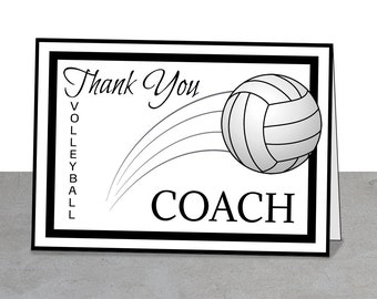 football coach thank you card printable 5 x 7 card team etsy coach thank you card