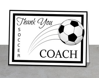 soccer thank you card soccer coach coaches instant etsy coach thank you card