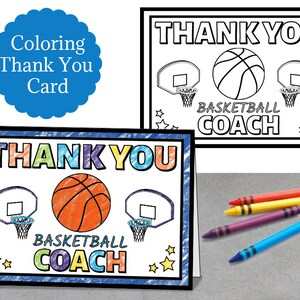 Färbung Basketball Dankeschön Trainer, Basketball Trainer Danke, Dankeschön Geschenk, Basketball Trainer, Trainer Geschenk, Basketball Party