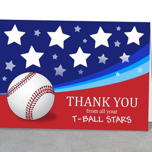 T Ball Greeting Card T Ball Stand Downloadable File Printable Card Tee Ball Party T Ball Coach Little League T-Ball Team Coach Gift