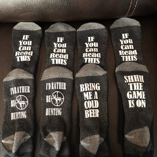 Socks With Sayings Etsy
