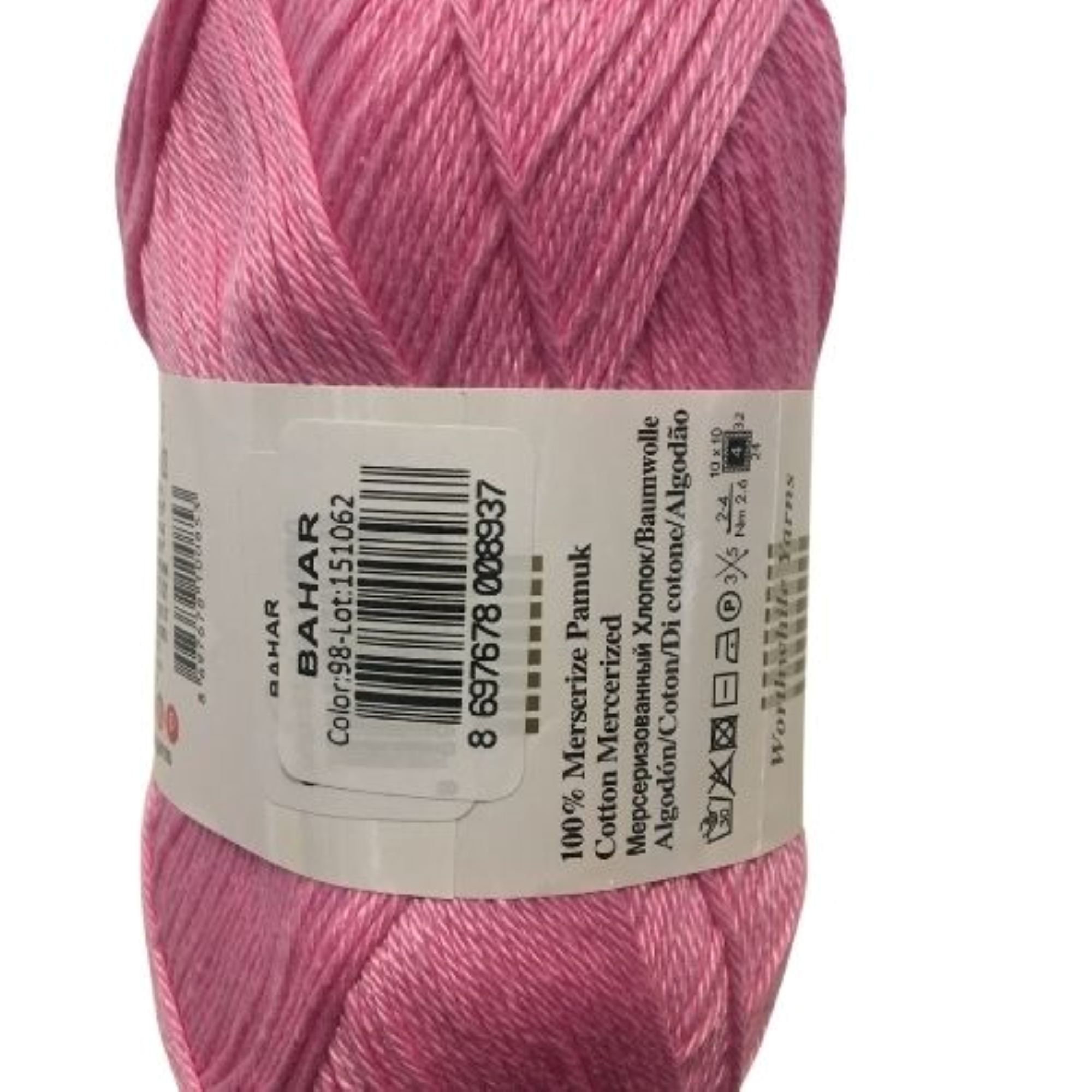 Alize Bahar Cotton Yarn for Crochet Sweaters and Swimsuits Mercerized