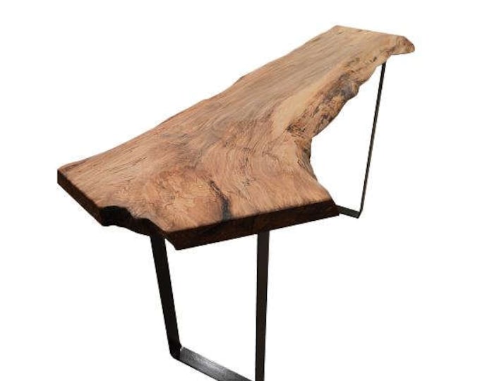 CUSTOM Live Edge Maple Console Table