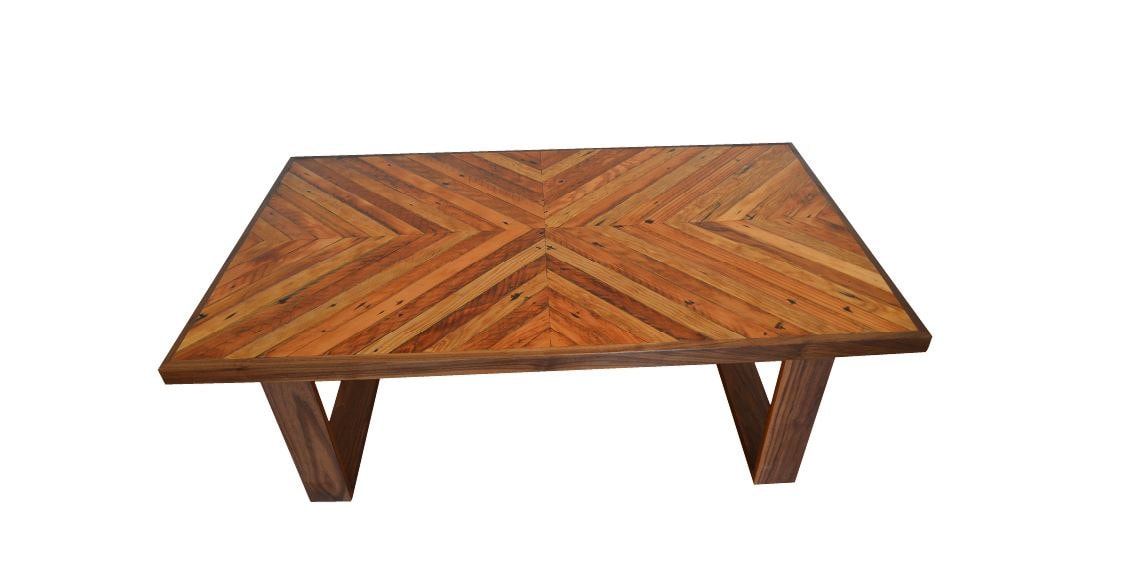 Reclaimed Doug Fir Lath Coffee Table